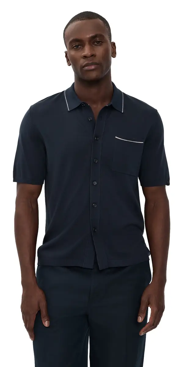 rag & bone Conrad Silk Blend Dalton Shirt