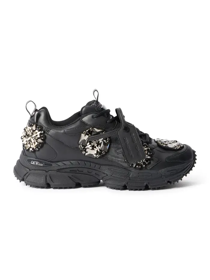 Off-White Be Right Back Bejeweled Sneakers