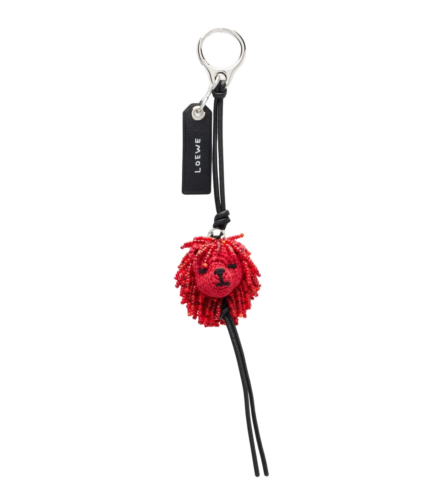 Lion beaded crochet bag charm Lion beaded crochet bag charm