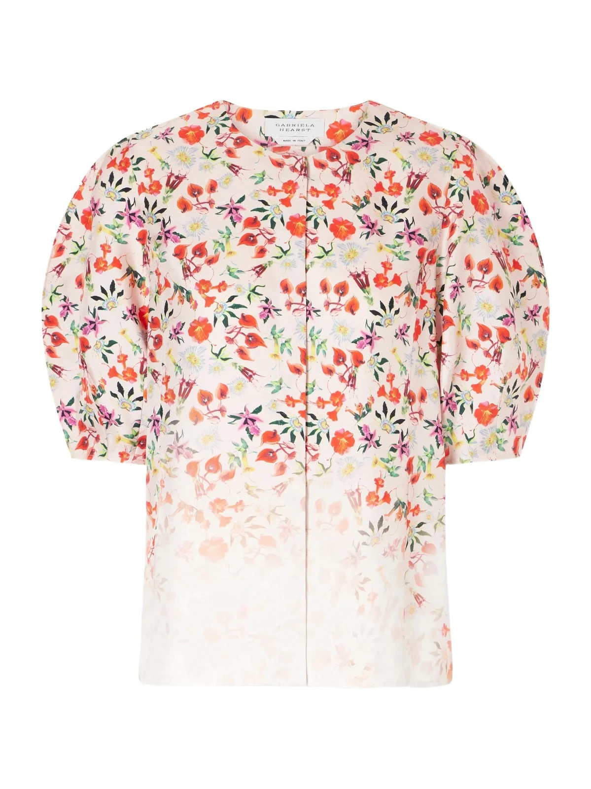 Edify Floral-print Silk Blouse
