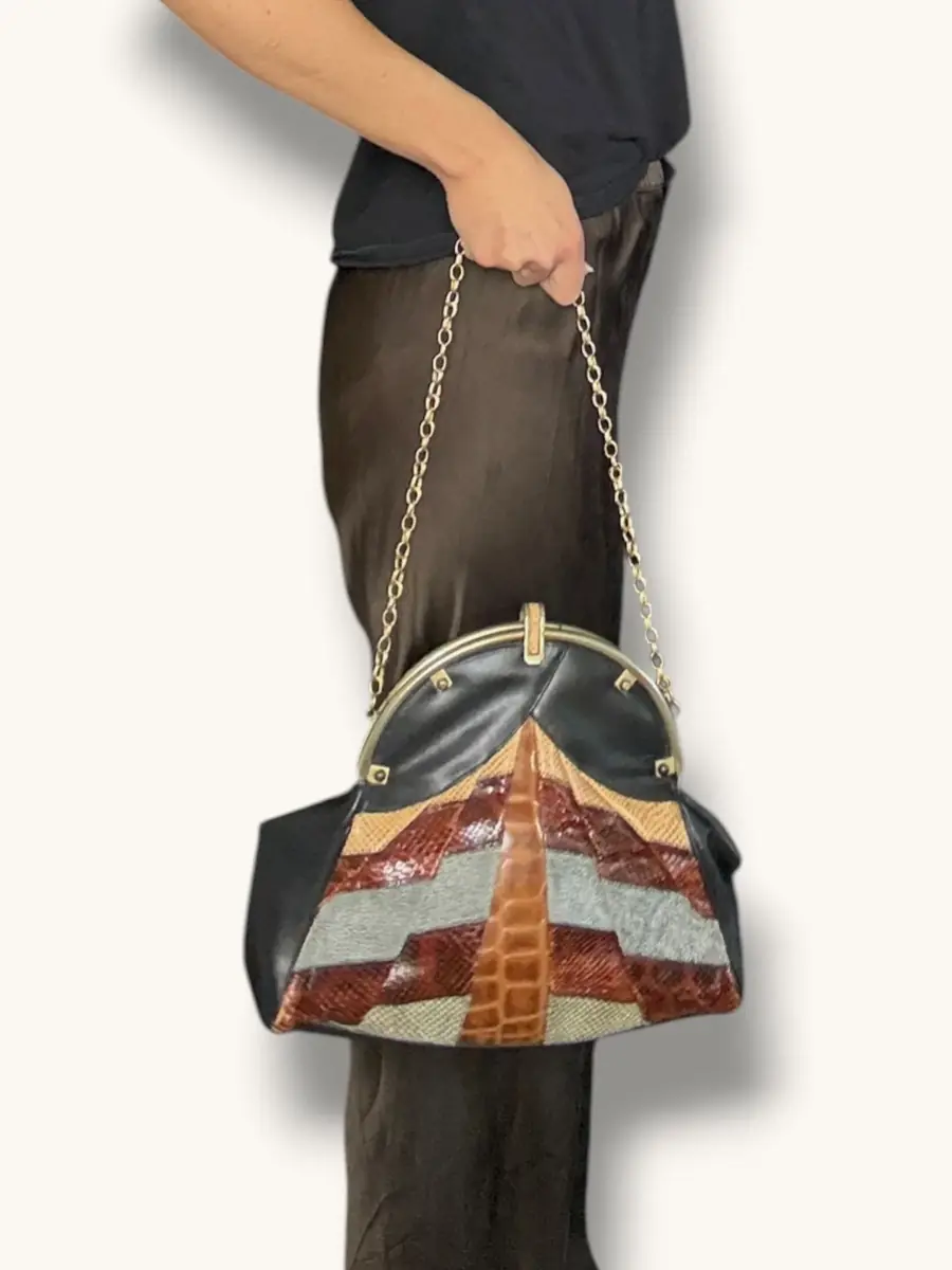 Jen Wonders Studio Exotic Skin Bag | Thumbnail 3 Jen Wonders Studio Exotic Skin Bag | Thumbnail 3