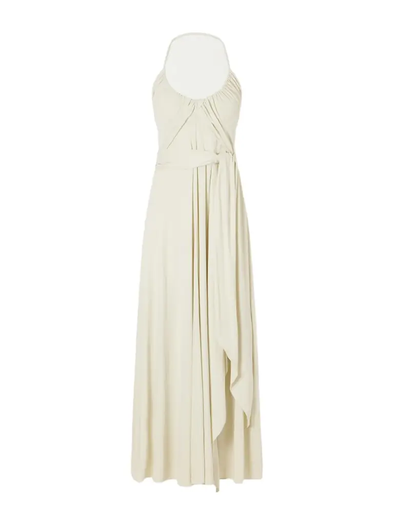 6 Coastal Wedding Dresses for Beach Ceremonies 8 Alaïa halter jersey dress