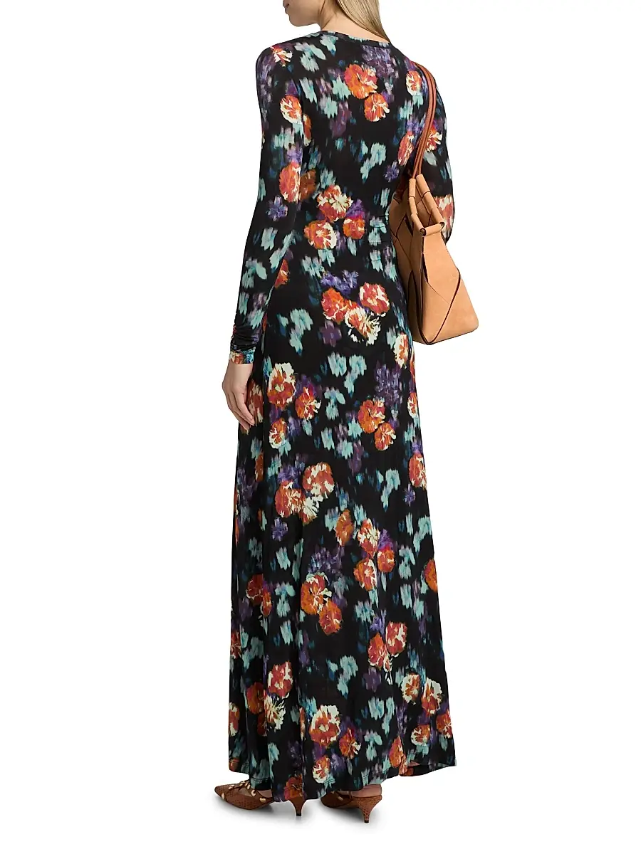 Ulla Johnson Women's Amari Floral Long-Sleeve Maxi Dress | Thumbnail 5 Ulla Johnson Women's Amari Floral Long-Sleeve Maxi Dress | Thumbnail 5