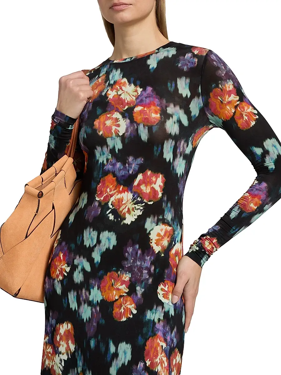 Ulla Johnson Women's Amari Floral Long-Sleeve Maxi Dress | Thumbnail 6 Ulla Johnson Women's Amari Floral Long-Sleeve Maxi Dress | Thumbnail 6