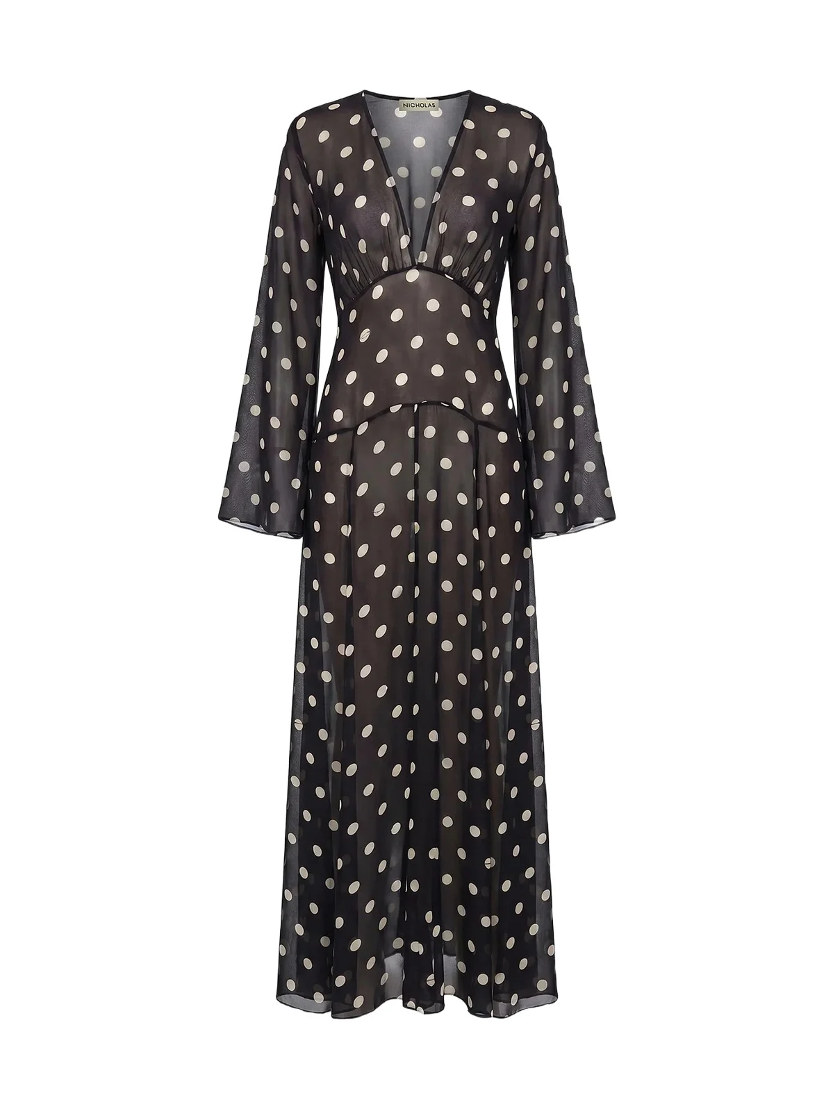 Nicholas the Label Women's Marella Polka Dot Maxi Dress