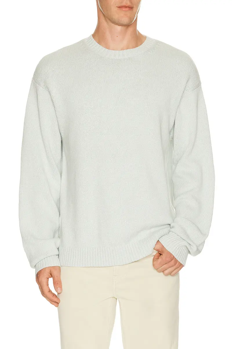 Frame Cotton Silk Crewneck Sweater | Thumbnail 3 Frame Cotton Silk Crewneck Sweater | Thumbnail 3