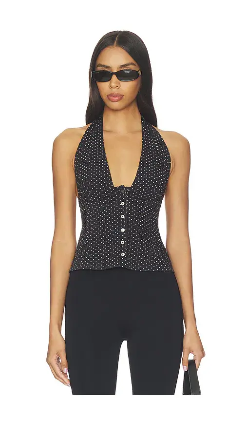 Free People Ramona Printed Halter Top | Image 1 Free People Ramona Printed Halter Top | Image 1