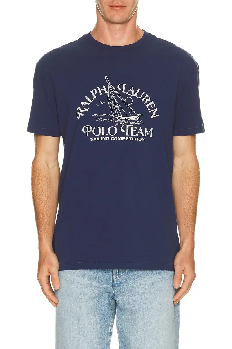 Sailing Polo Team Print T-Shirt Sailing Polo Team Print T-Shirt