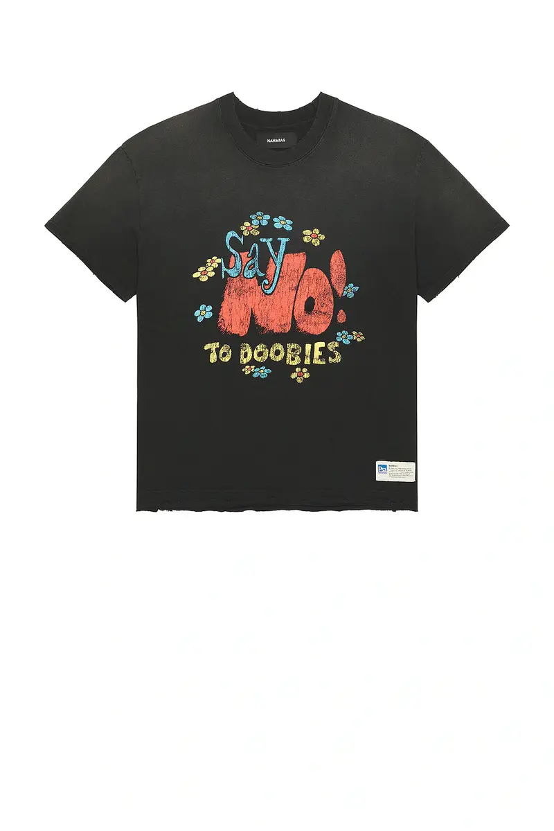 Nahmias Say No Open Hem Fitted Tee | Thumbnail 6 Nahmias Say No Open Hem Fitted Tee | Thumbnail 6