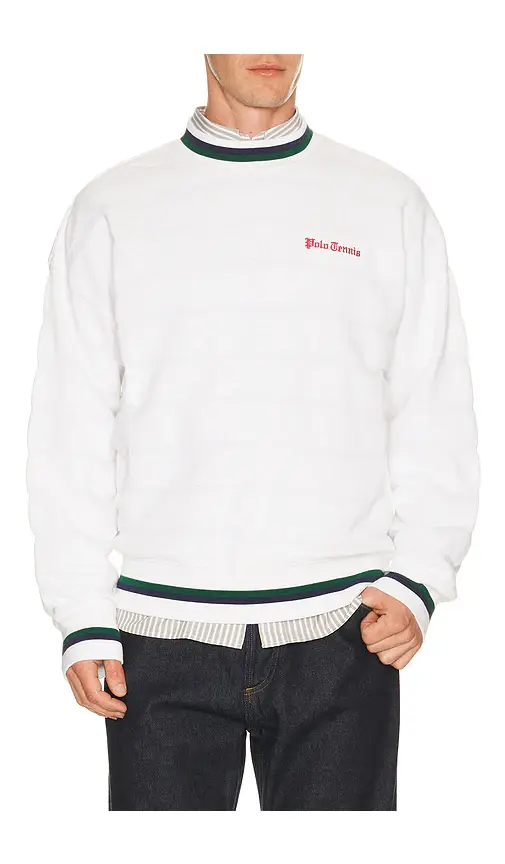 Polo Ralph Lauren Bar Stripe Polo Tennis Pullover | Image 1 Polo Ralph Lauren Bar Stripe Polo Tennis Pullover | Image 1