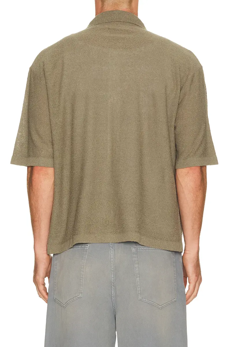 Frame Light Cotton Silk Short Sleeve Cardigan | Thumbnail 4 Frame Light Cotton Silk Short Sleeve Cardigan | Thumbnail 4