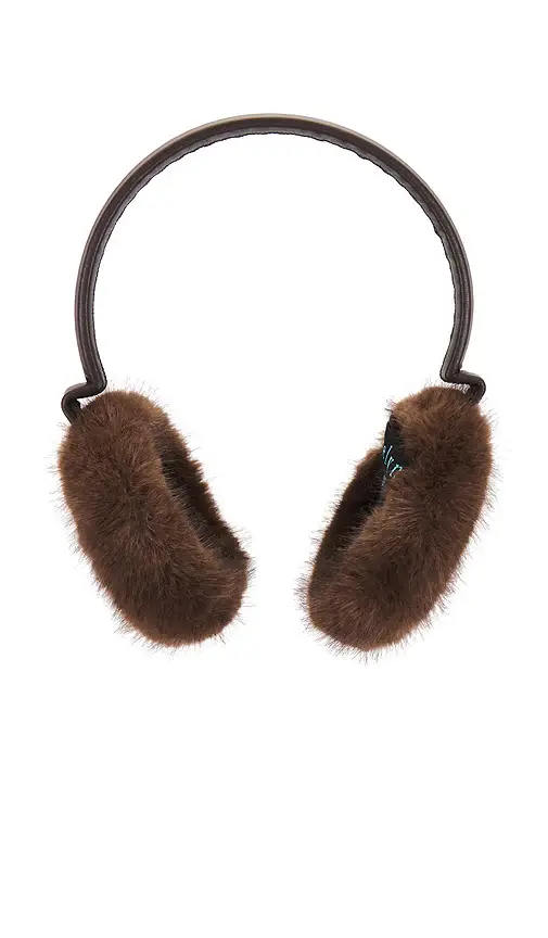 JOCELYN Faux Mink & Leather Earmuffs | Thumbnail 2 JOCELYN Faux Mink & Leather Earmuffs | Thumbnail 2