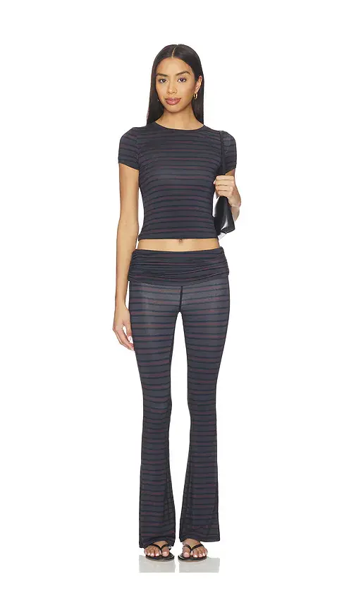 WeWoreWhat Fold Over Flare Legging | Thumbnail 5