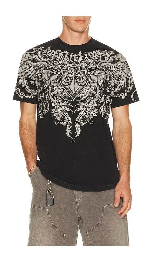 Affliction Flourish Short Sleeve Tee | Image 1 Affliction Flourish Short Sleeve Tee | Image 1