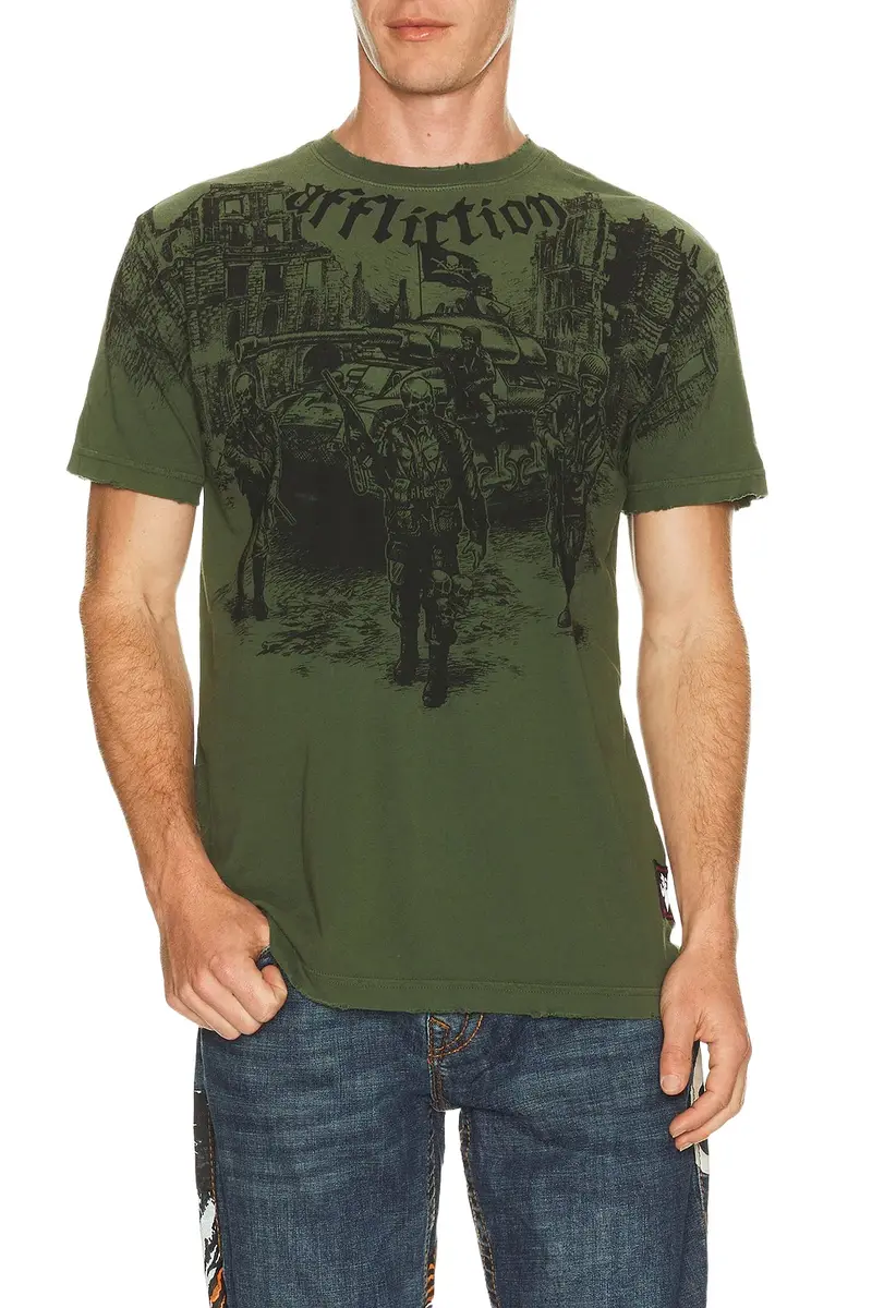Affliction Ghost Army Short Sleeve Tee