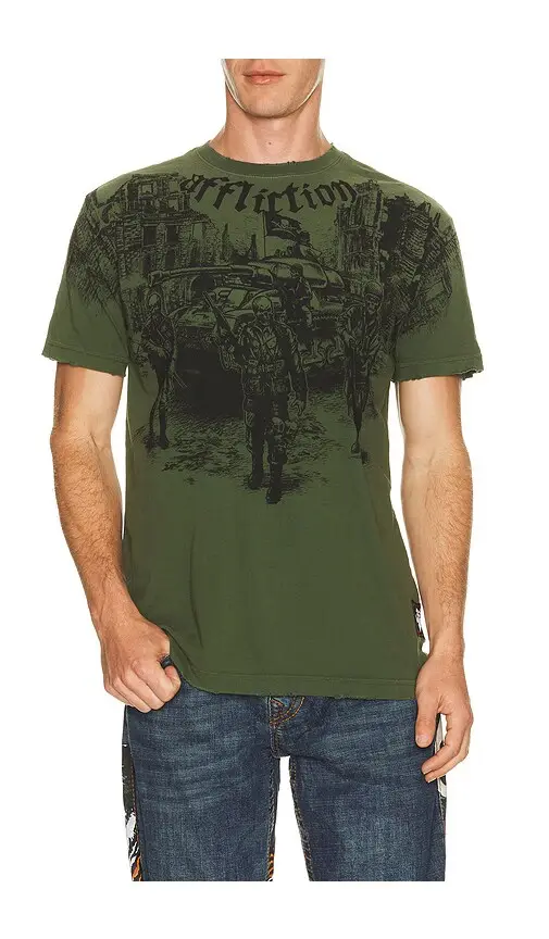 Affliction Ghost Army Short Sleeve Tee | Image 1 Affliction Ghost Army Short Sleeve Tee | Image 1