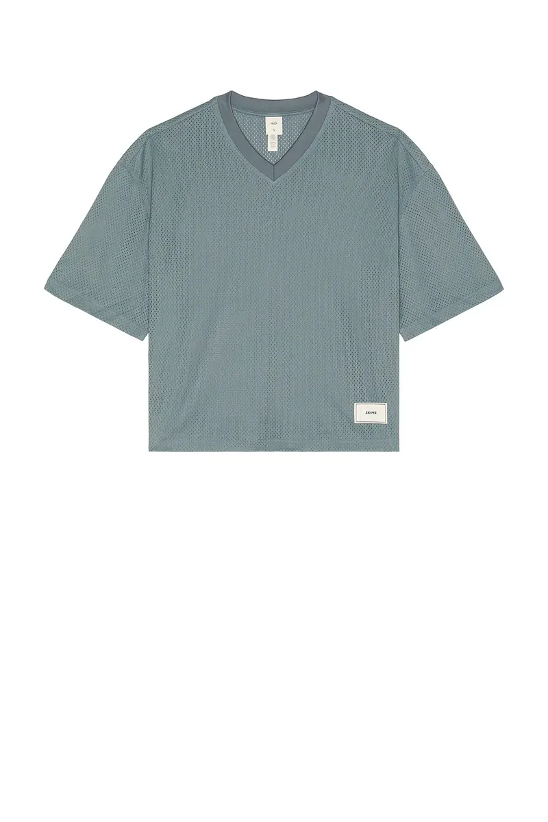 Skims V-Neck Cropped Jersey | Thumbnail 6