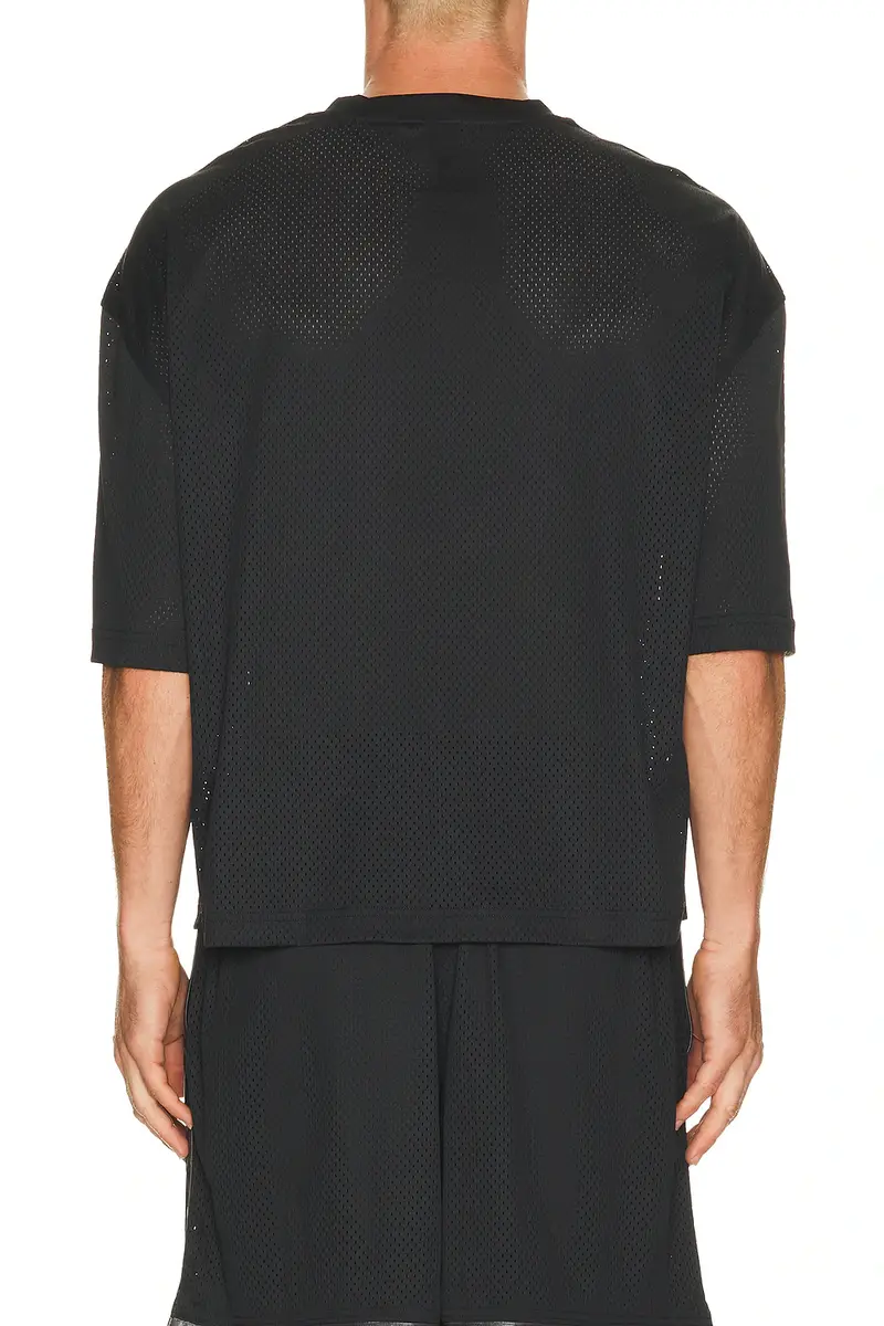 Skims V-Neck Cropped Jersey | Thumbnail 4