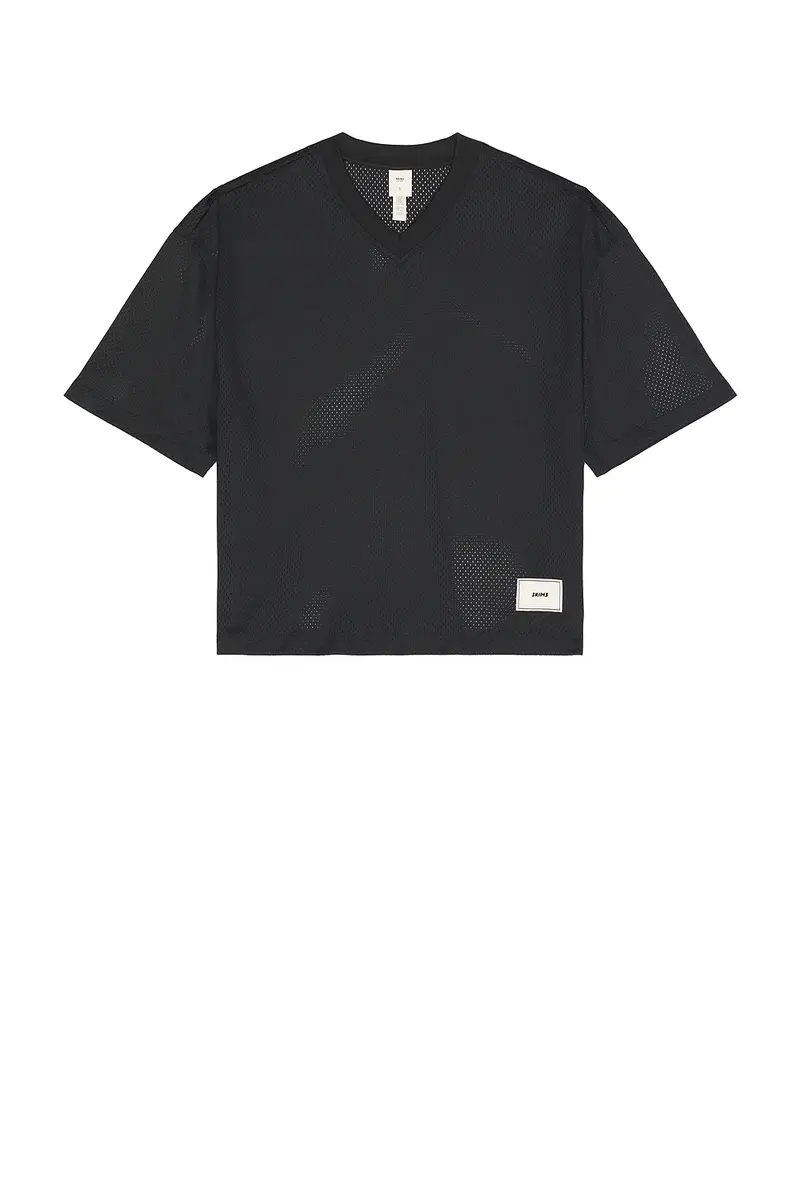 Skims V-Neck Cropped Jersey | Thumbnail 6