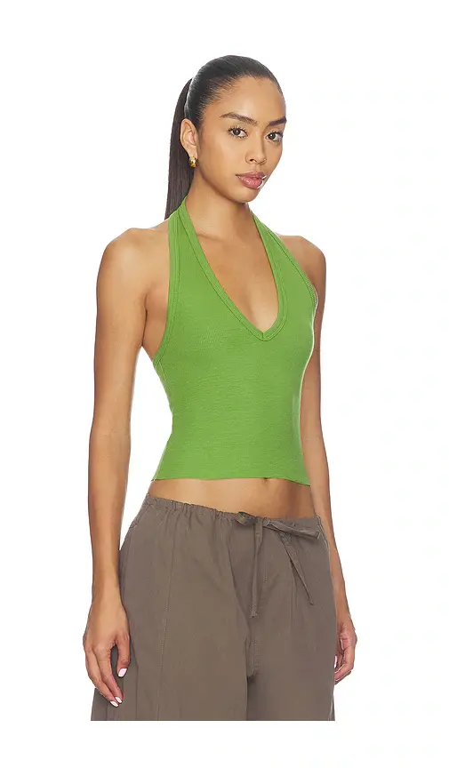 ÉTERNE Cropped Halter Top | Thumbnail 2