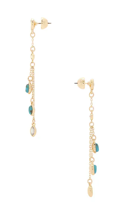 Ettika Turquoise Cascade Earrings | Thumbnail 2