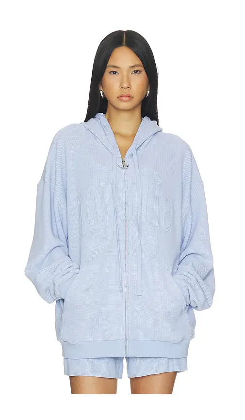 Boys Lie Lilac Baby Thermal Harley Zip Up | Thumbnail 2 Boys Lie Lilac Baby Thermal Harley Zip Up | Thumbnail 2