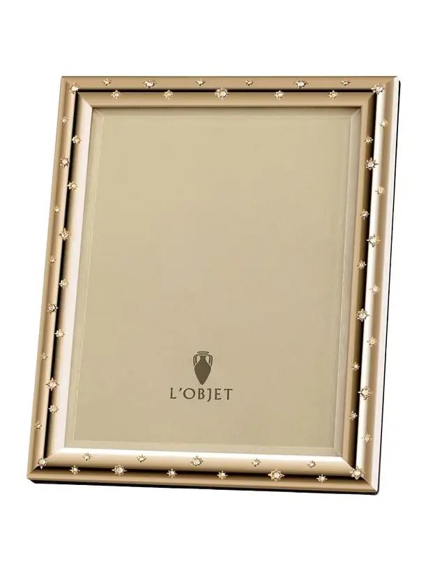 L'Objet Stars Gold Picture Frame, 5" x 7"