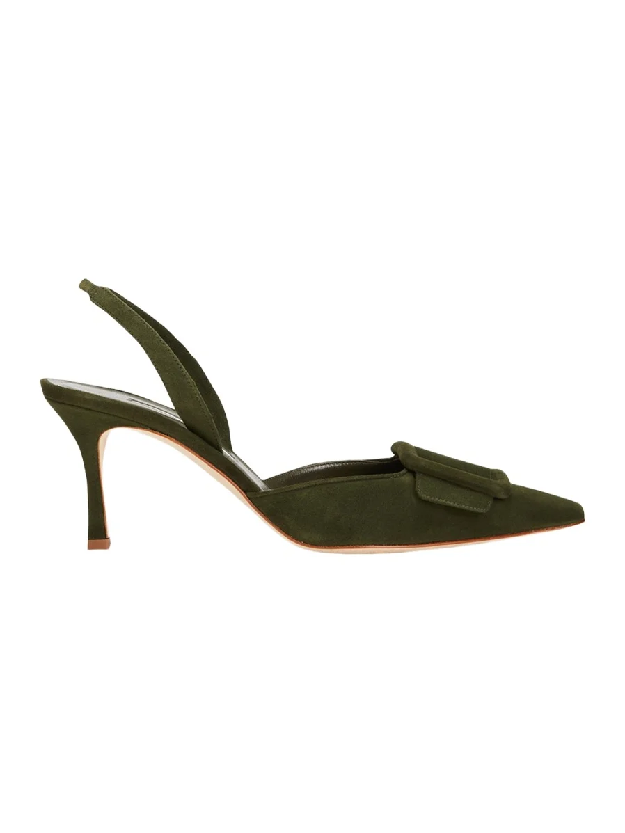 Maysli Suede Bow Slingback Pumps Maysli Suede Bow Slingback Pumps
