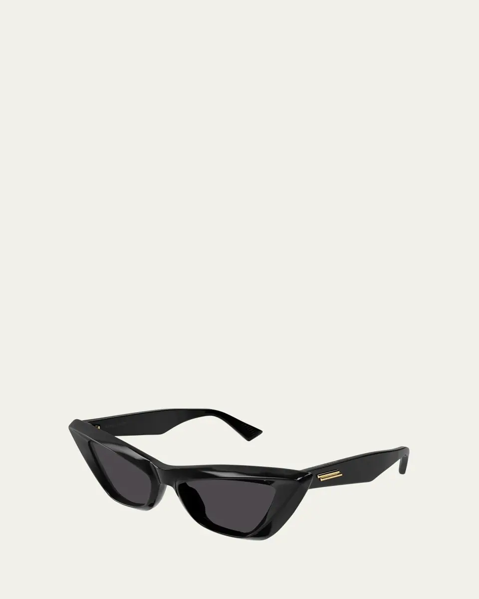 Bottega Veneta Dramatic Acetate Cat-Eye Sunglasses | Thumbnail 2