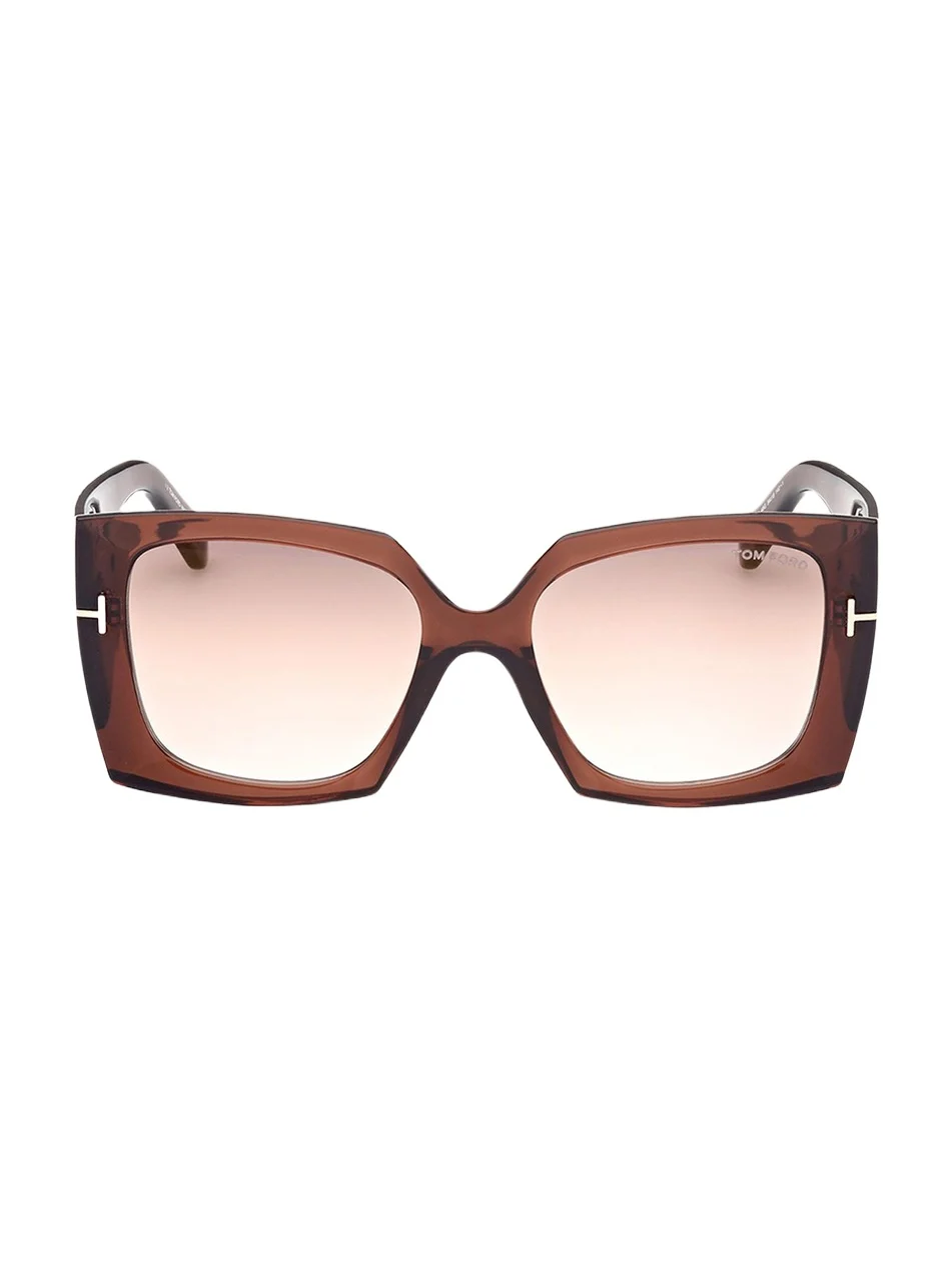 Tom Ford Jacquetta Square Injection Plastic Sunglasses