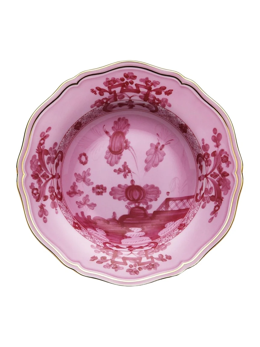 GINORI 1735 Oriente Italiano Soup Plate, Porpora