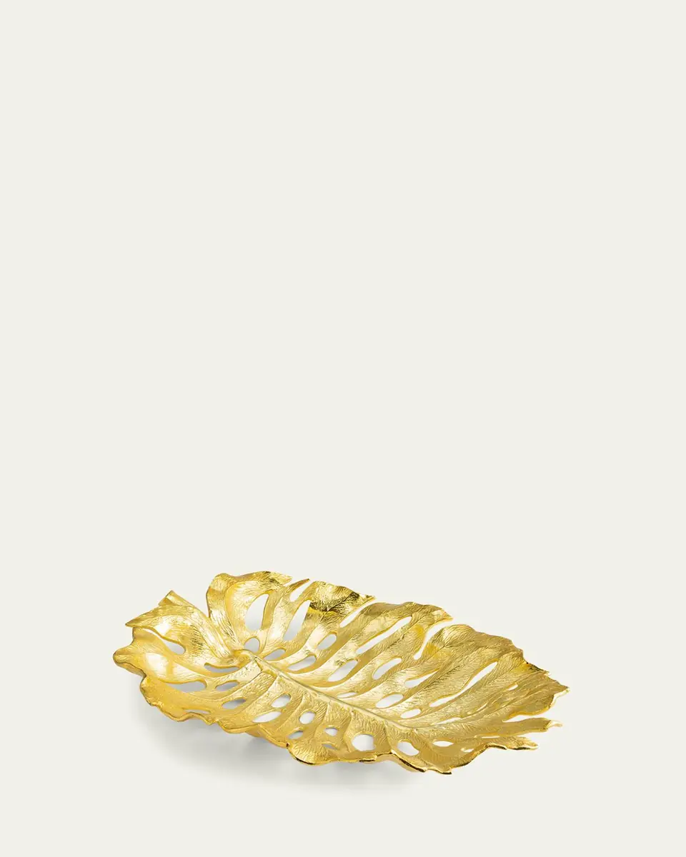 Michael Aram Golden Monstera Centerpiece | Thumbnail 2