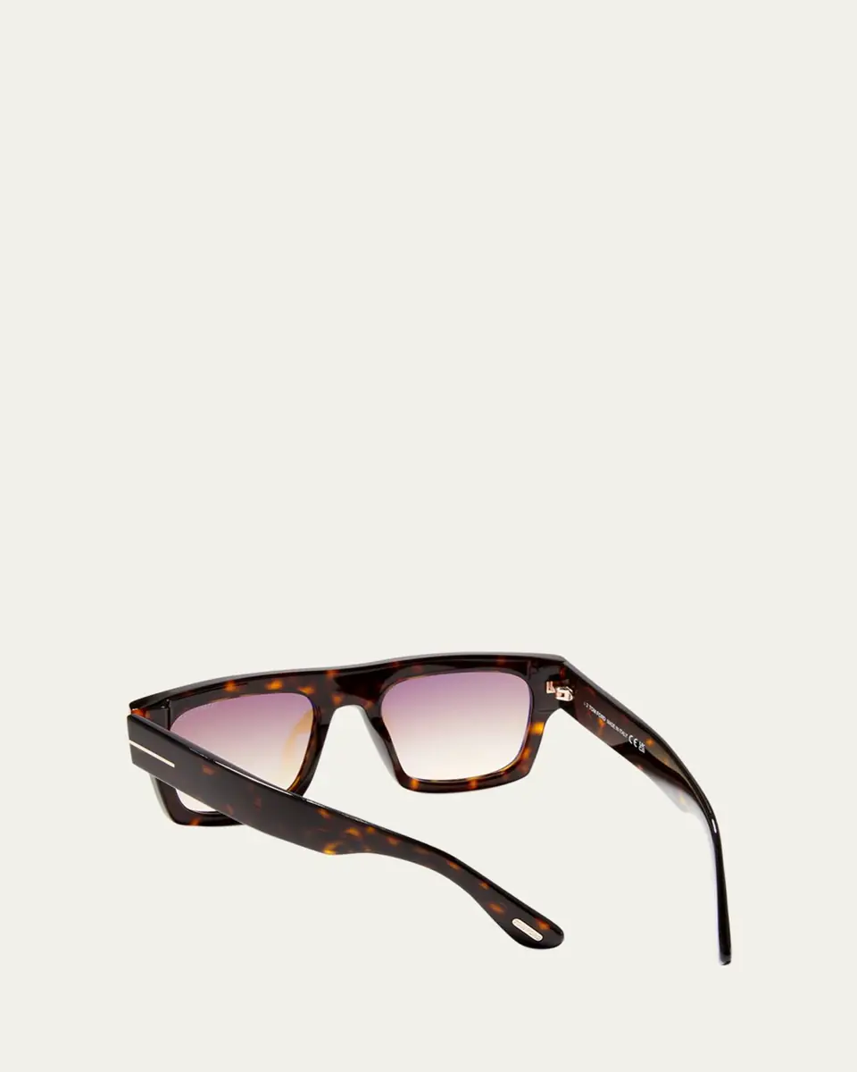 Tom Ford Fausto Square Acetate Sunglasses | Thumbnail 3