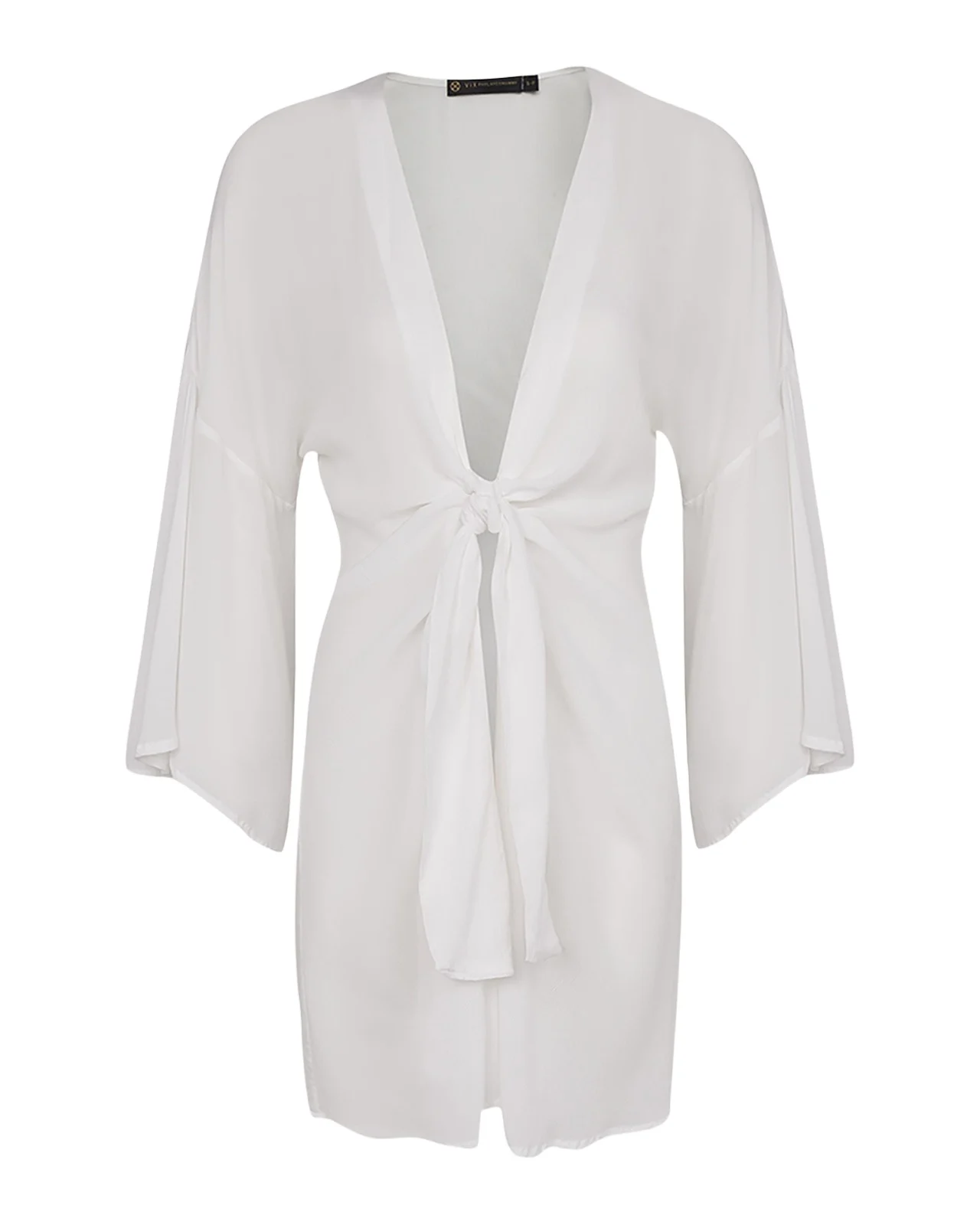 ViX Solid Perola Knot Short Coverup