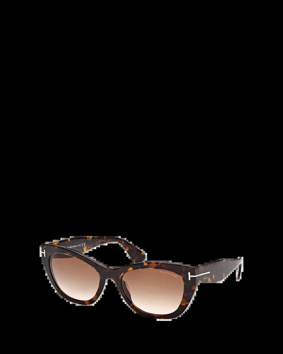 TOM FORD Cara Plastic Cat-Eye Sunglasses | Thumbnail 2