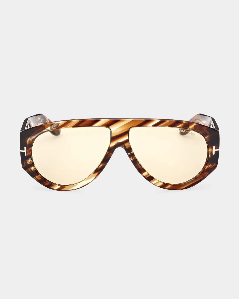 Tom Ford Patterned Round Acetate Sunglasses | Thumbnail 2 Tom Ford Patterned Round Acetate Sunglasses | Thumbnail 2