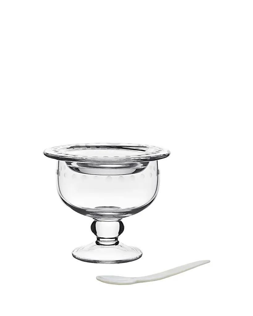 William Yeoward Crystal Katerina Caviar Server For 2 With Spoon | Image 1 William Yeoward Crystal Katerina Caviar Server For 2 With Spoon | Image 1