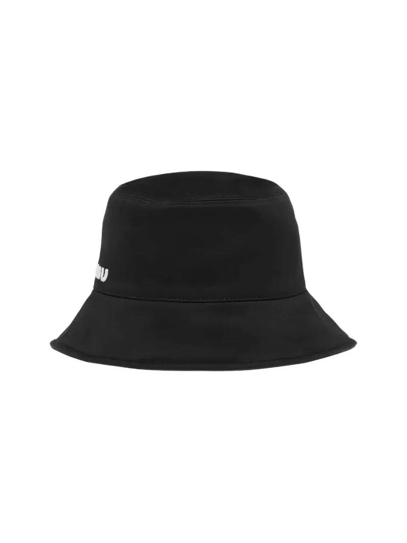 Logo Velvet Bucket Bag