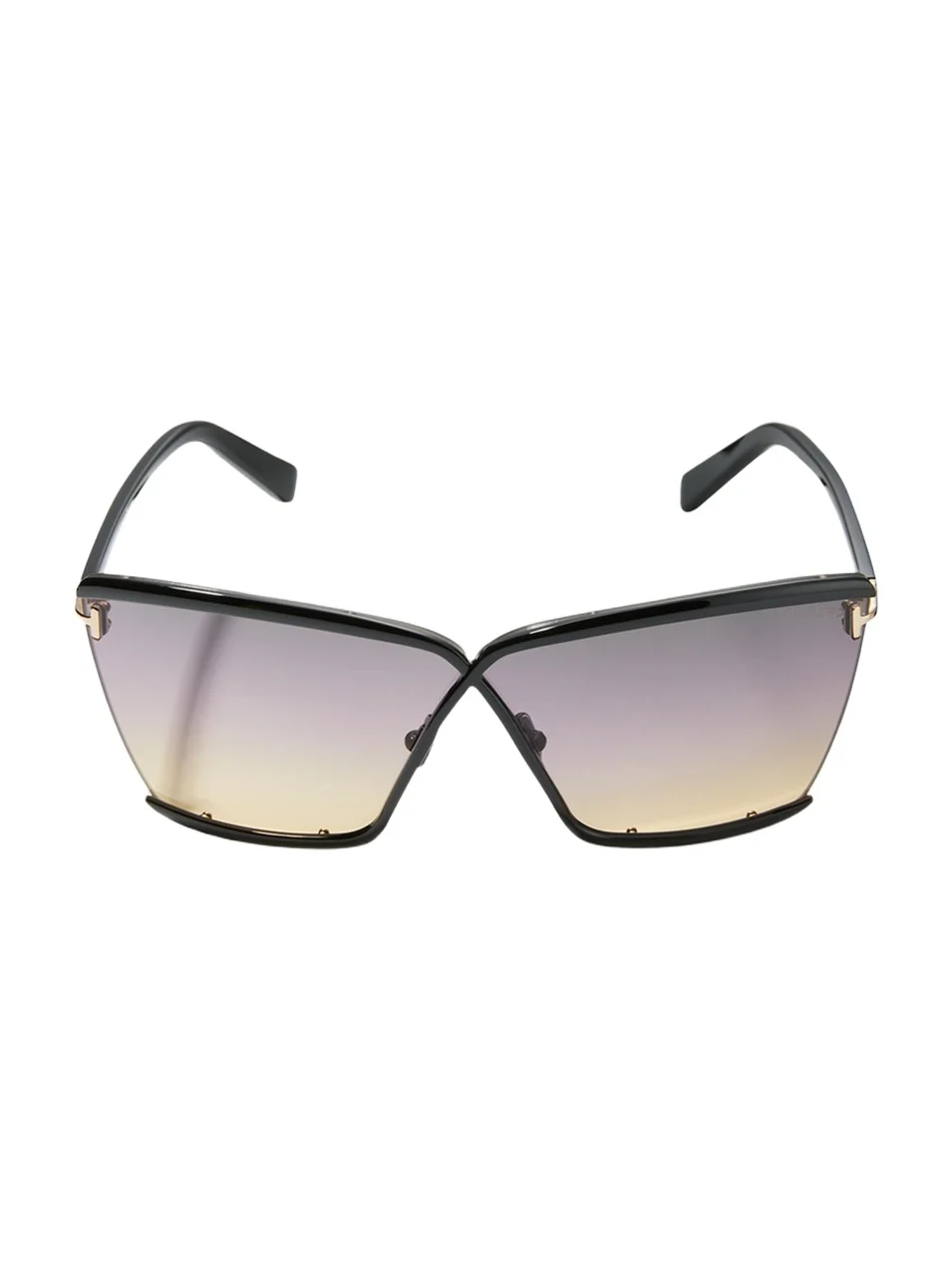 Elle 02 Acetate/Metal Butterfly Sunglasses