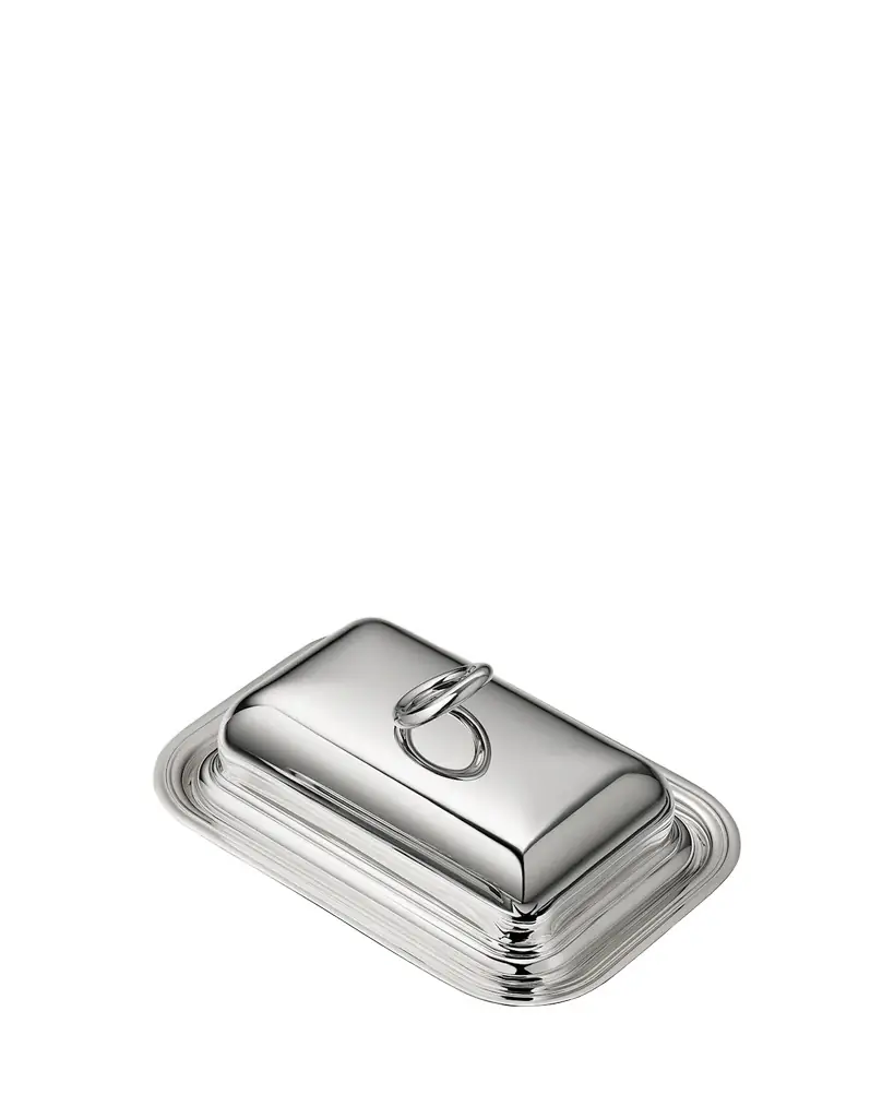 Christofle Vertigo Butter Dish with Lid | Image 1 Christofle Vertigo Butter Dish with Lid | Image 1