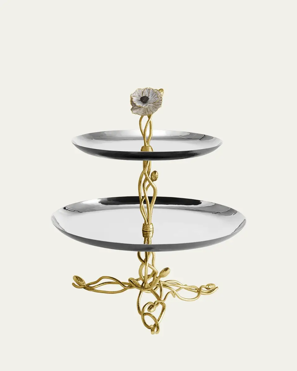 Michael Aram Anemone Two-Tier Etagere | Thumbnail 2