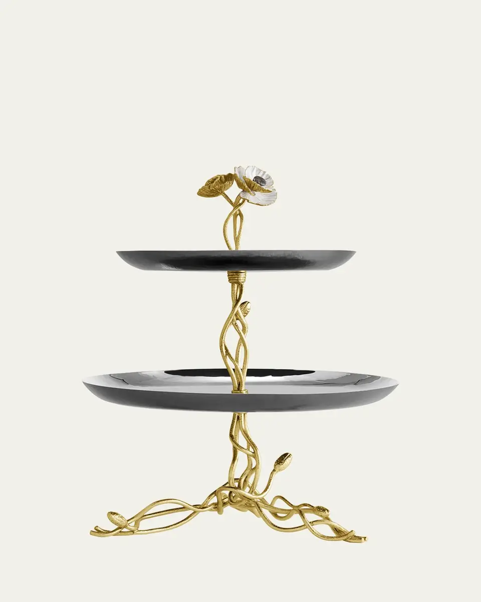 Michael Aram Anemone Two-Tier Etagere | Thumbnail 4