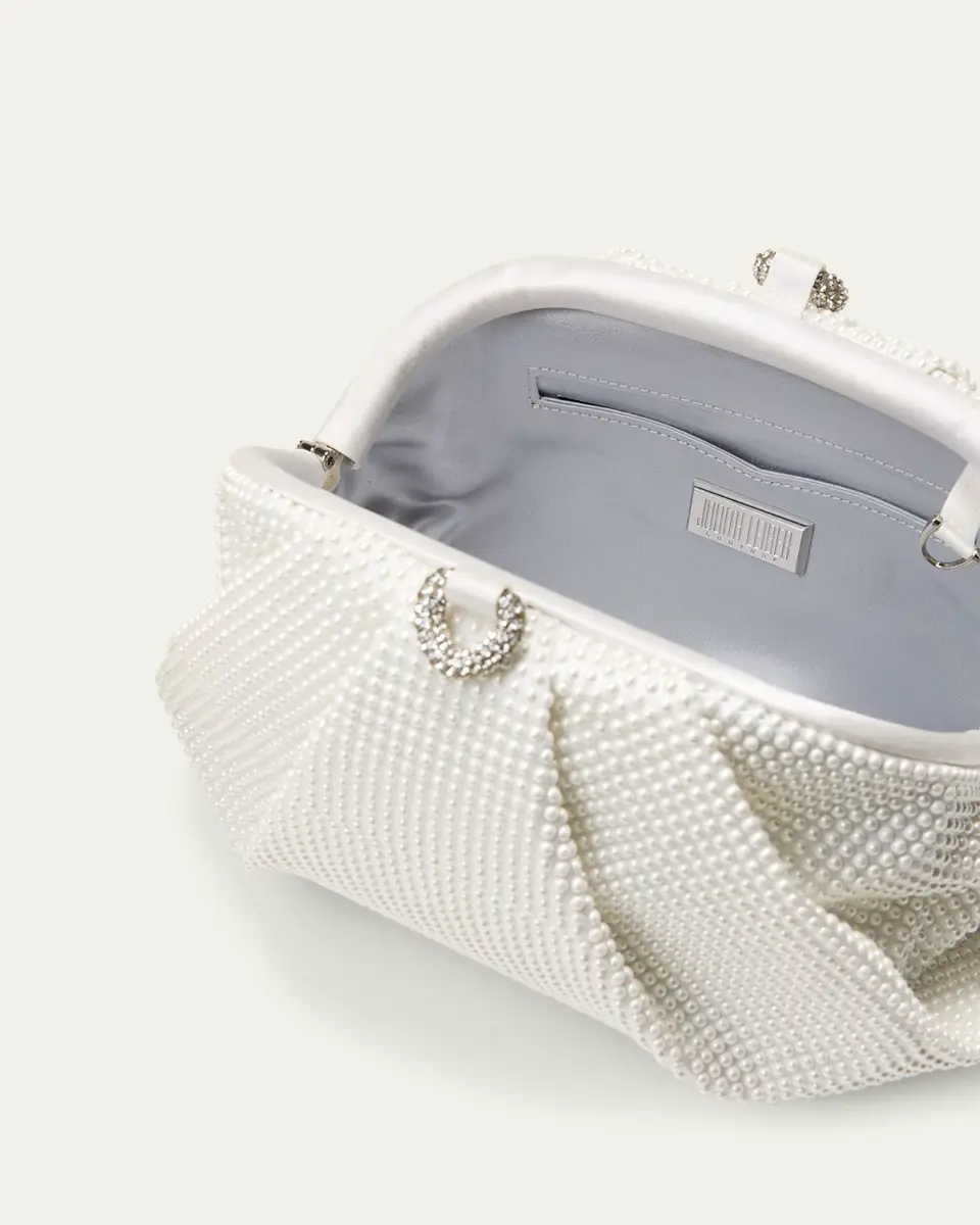 Judith Leiber Couture Gemma Pearly Rhinestone Top-Handle Bag | Thumbnail 4 Judith Leiber Couture Gemma Pearly Rhinestone Top-Handle Bag | Thumbnail 4
