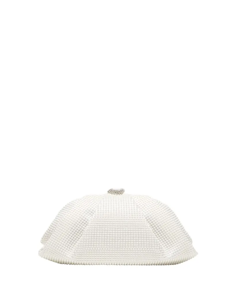 Judith Leiber Couture Gemma Pearly Rhinestone Top-Handle Bag | Image 1 Judith Leiber Couture Gemma Pearly Rhinestone Top-Handle Bag | Image 1
