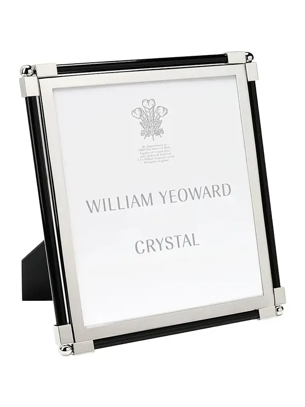 William Yeoward Crystal New Classic Black Frame, 8 x 10