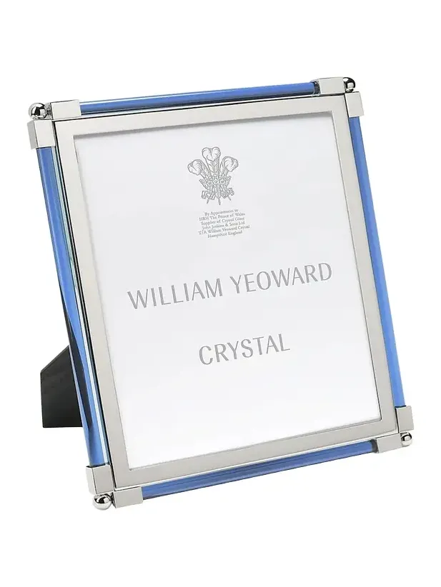 William Yeoward Crystal New Classic Blue Frame, 8 x 10