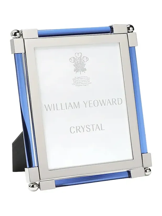 William Yeoward Crystal New Classic Blue Frame, 5 x 7