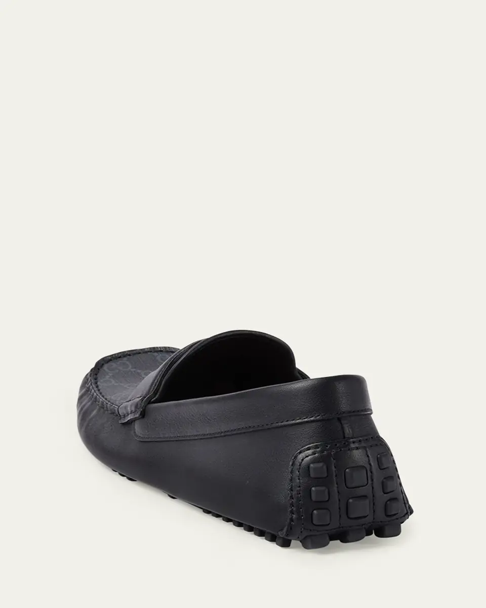 Gucci Men's Ayrton Interlocking G Leather Drivers | Thumbnail 2 Gucci Men's Ayrton Interlocking G Leather Drivers | Thumbnail 2