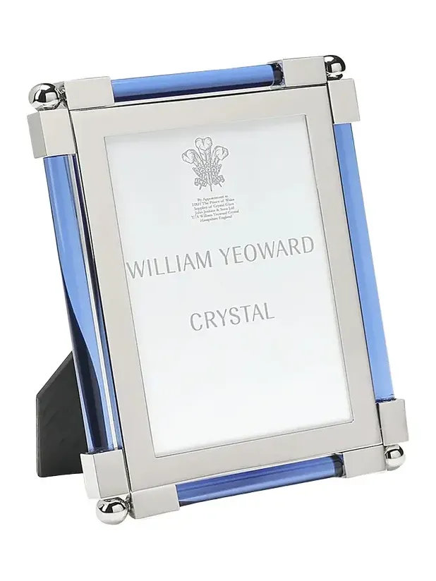 William Yeoward Crystal New Classic Blue Frame, 4 x 6