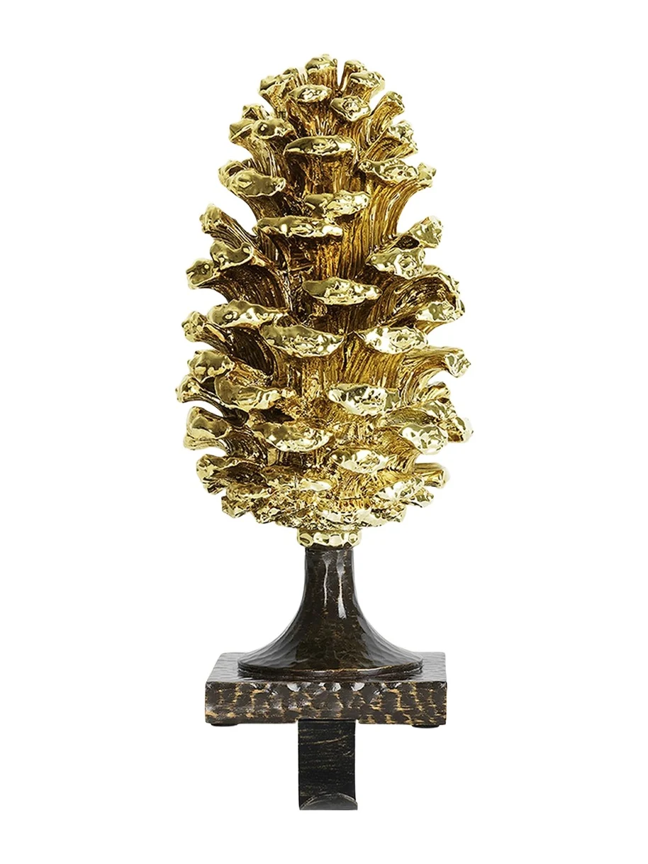 Michael Aram Pine Cone Stocking Holder